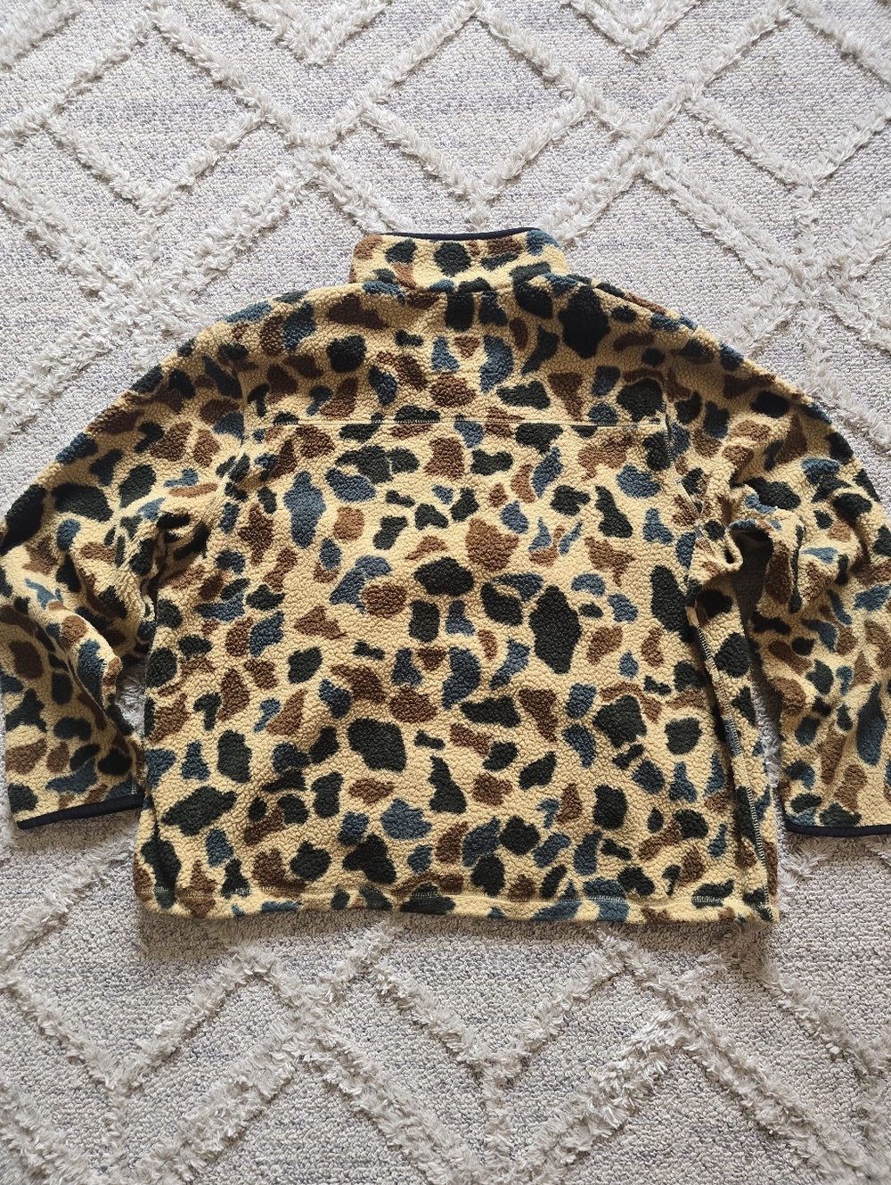 Carhartt Men's 2XL Relaxed Fit Fleece Pullover Jacket Camo Sherpa OJ4991-M - Picture 5 of 5